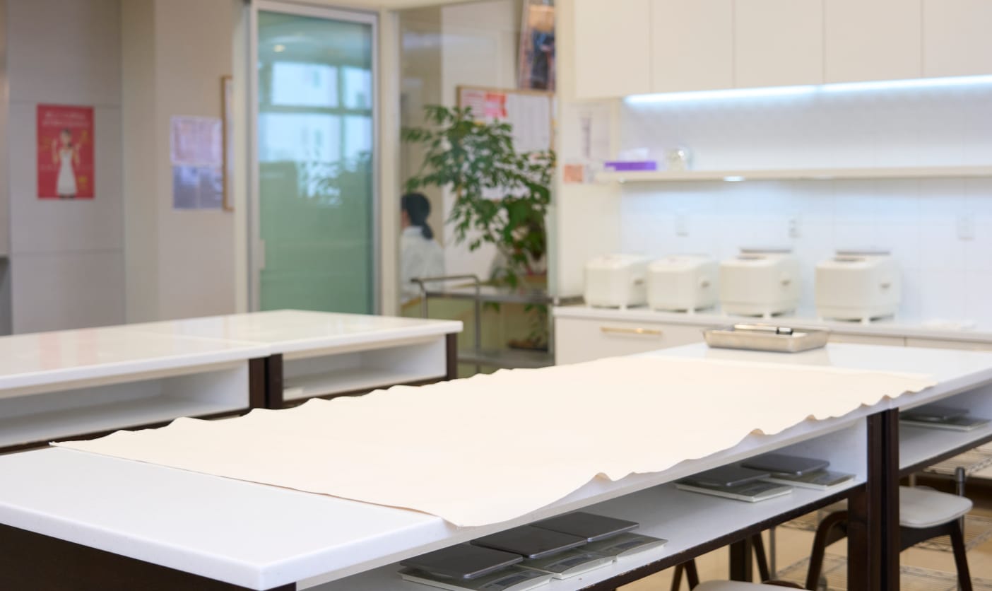 パン教室の作業台